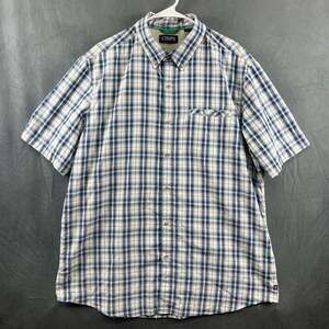 Chaps Ralph Lauren Performance Plaid Shirt Button Down Casual Mens XL Outdoors